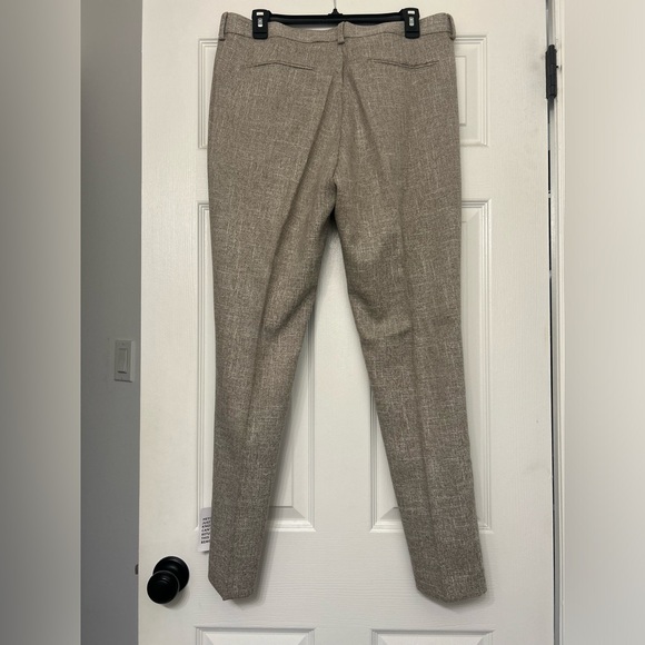 NWT ASOS DESIGN skinny suit pants in beige microtexture - Picture 7 of 8